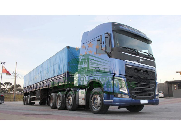 VOLVO FH500 2016 – 8x2 – I-SHIFT – CARRETA GRANELEIRA GUERRA 3 EIXOS – 6CC