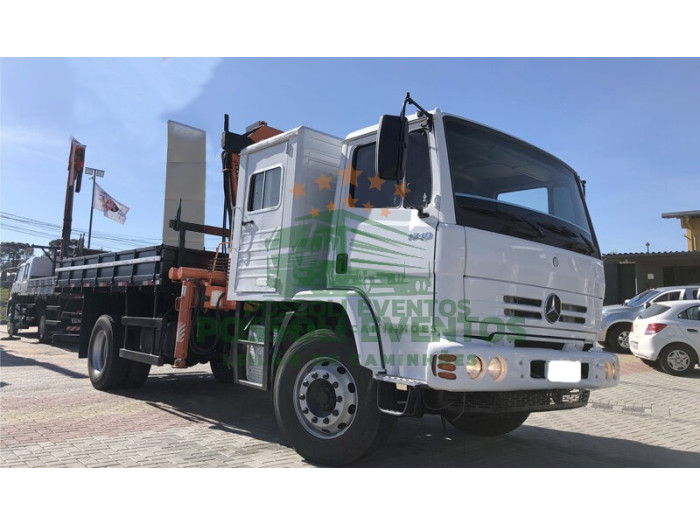MERCEDES BENZ MB1719 2014 – 4×2 – CABINE SUPLEMENTAR – MUNCK 12.500