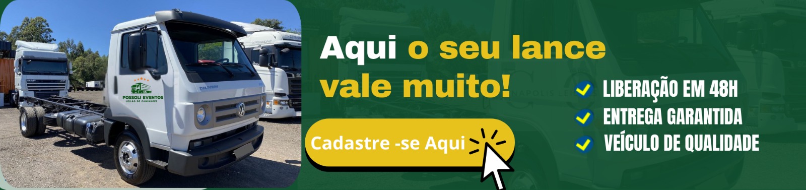 CADASTRE-SE PARA PARTICIPAR DOS LEILÕES